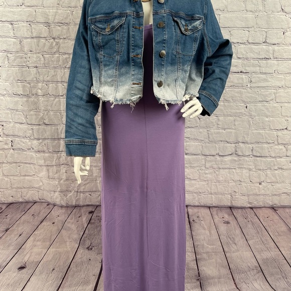 NWT Lavender  Plus Size Maxi Dress With Pockets Size Various - Picture 9 of 15